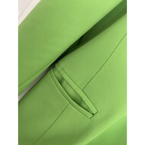 Escada Apple Green Gold  Button Jacket - Sz 40  8/10 Professionally Cleaned - Picture 15 of 15